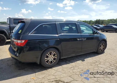 2012 Honda Odyssey Exl from USA, damaged, VIN 5FNRL5H69CB099394